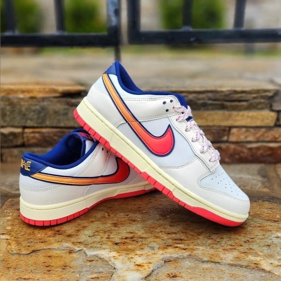 Men\'s Nike Dunk Low Retro SE Shoes - Pale Ivory Light Crimson Sail HV5749 110 main image 9